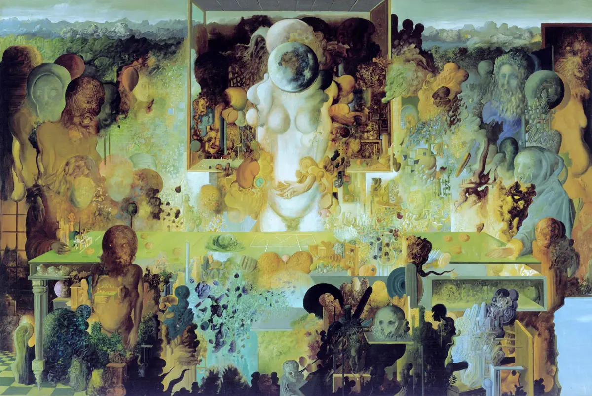 Divination ou Hommage à Arthur Clarke, 1968–1969, by Ljuba Popović